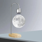Lampada lunare a LED con levitazione magnetica e ricarica wireless