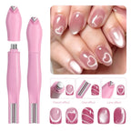 Magnete per unghie Cat Eye Strumento penna magnetica a doppia testa per un design preciso della nail art TikTok Viral Fall 2026