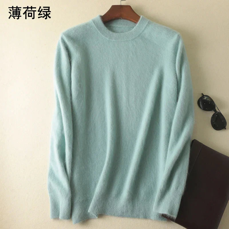 Ferry: Maglione in 100% puro Cashmere lavorato a maglia giapponese