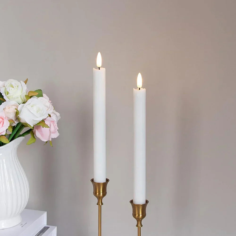 Candele LED senza fiamma | Effetto stoppino tremolante 3D