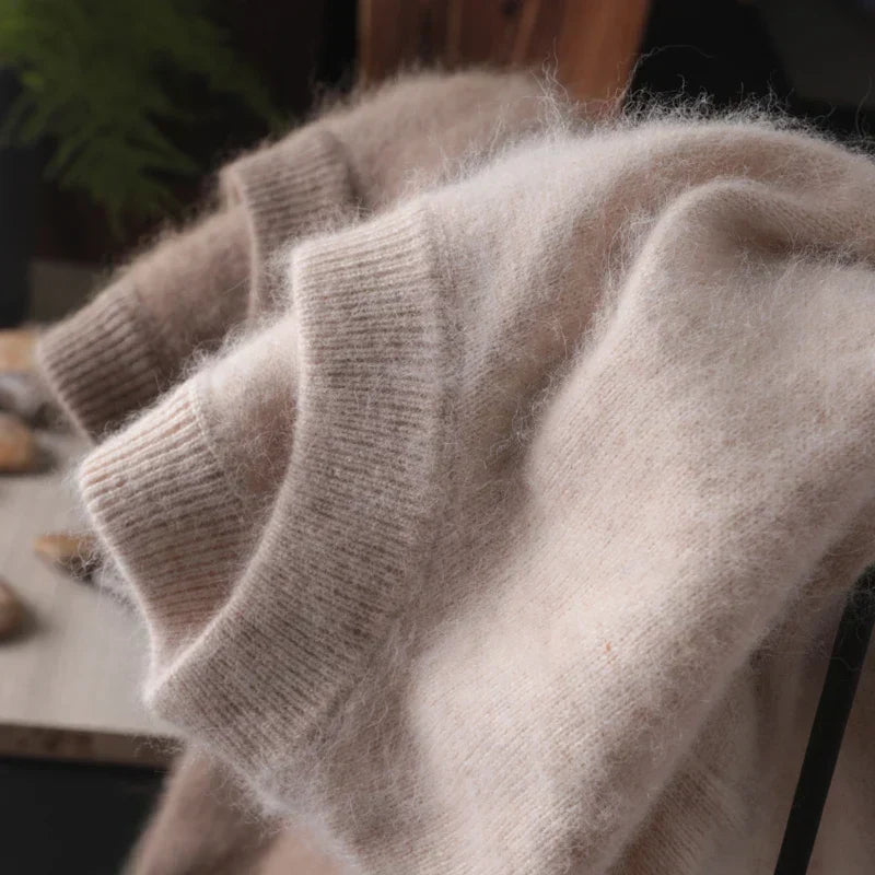 Ferry: Maglione in 100% puro Cashmere lavorato a maglia giapponese