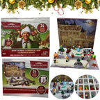 Calendario dell'Avvento con 24 giorni di figure 3D, regalo per il conto alla rovescia di Natale
