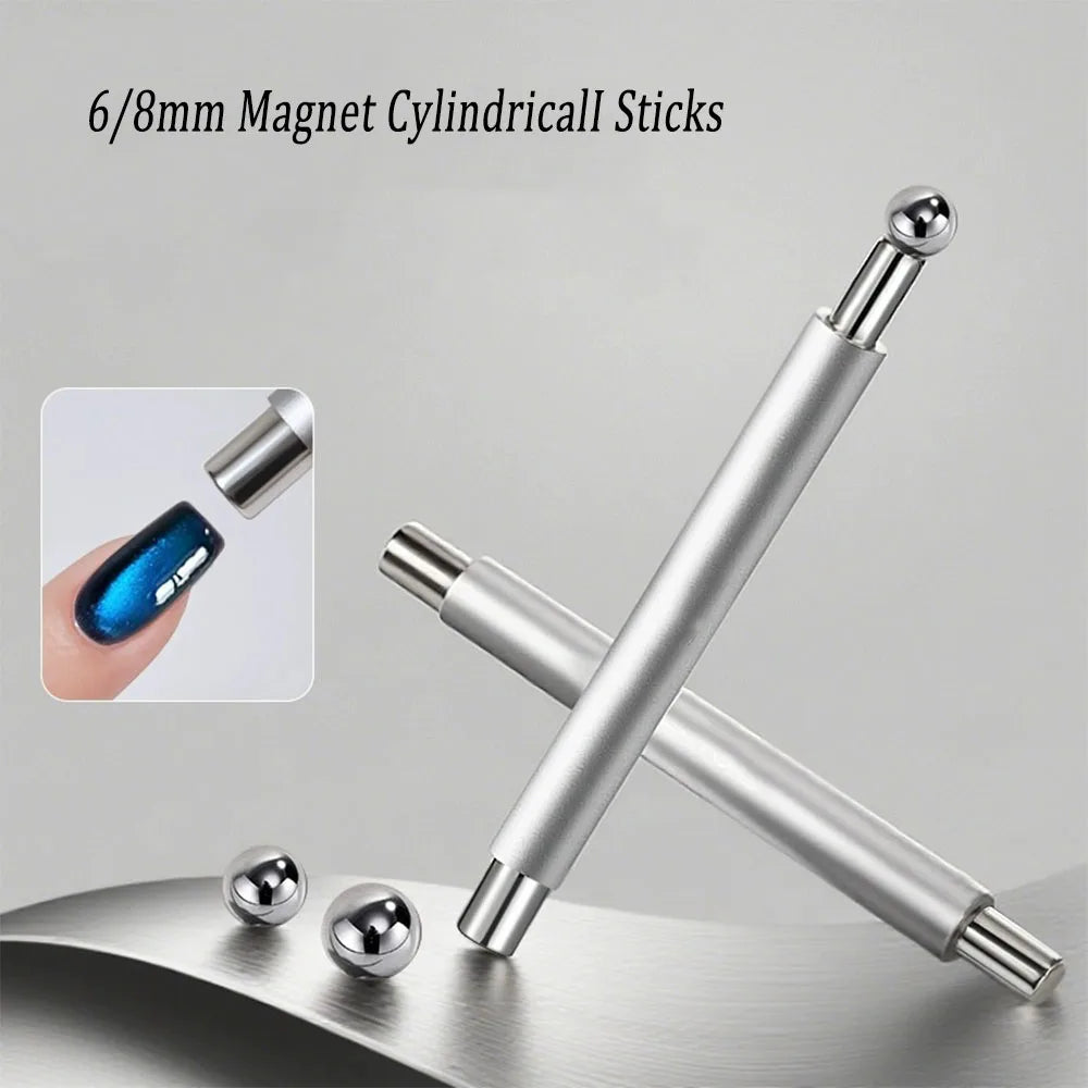 Magnete per unghie Cat Eye Strumento penna magnetica a doppia testa per un design preciso della nail art TikTok Viral Fall 2026