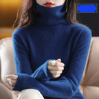 Maglione Emma Collo Alto in Puro Cashmere 100%: per l'Autunno e l'Inverno