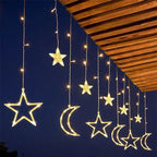 Decorazione delle luci della stringa del LED della lampada solare della stella della luna