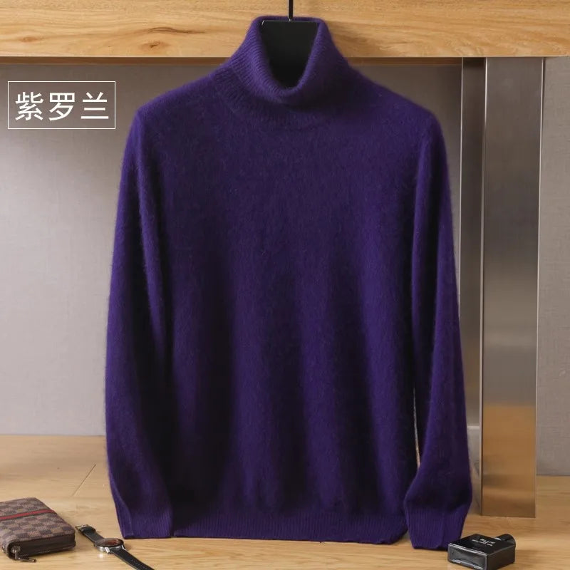 Maglia giapponese - 100% cashmere da uomo - maglione in velluto di puro cashmere
