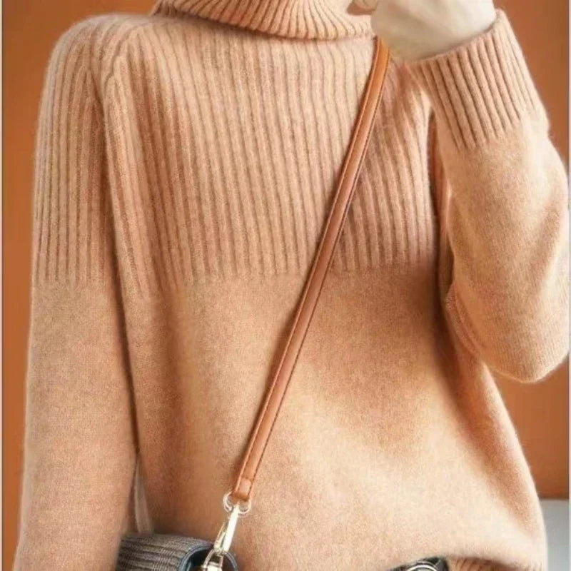 Elouise: Maglia Dolcevita in Lana da Donna