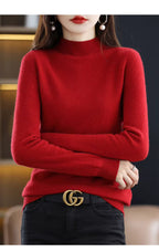 Maglione da donna Aurora in pura lana cashmere al 100% per l'autunno e l'inverno