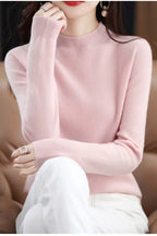 Maglione da donna Aurora in pura lana cashmere al 100% per l'autunno e l'inverno