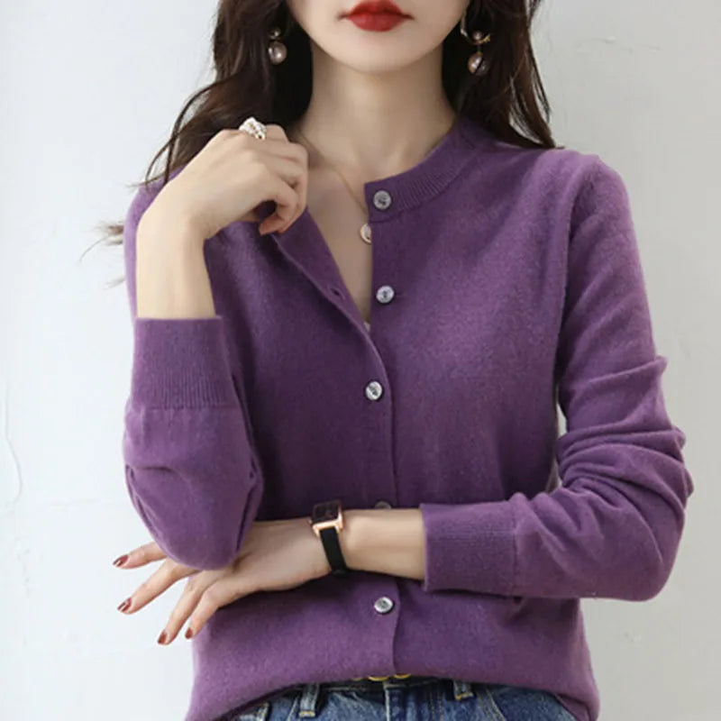 Cardigan in cashmere Alicia | Maglieria/maglione elegante primaverile e autunnale