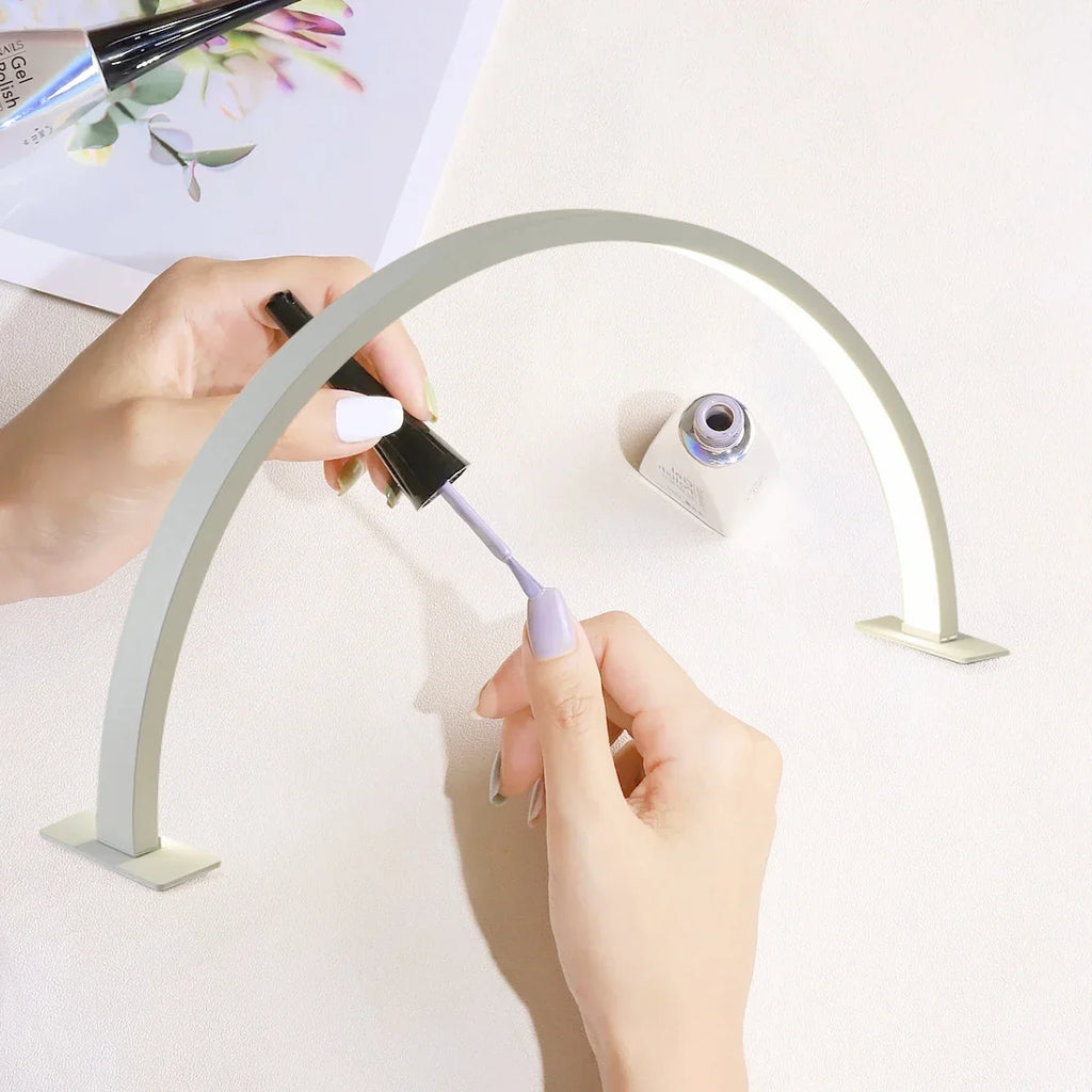 Lampada per unghie LED LUNAIL | Design a mezzaluna | USB | Per Nail Studio e casa