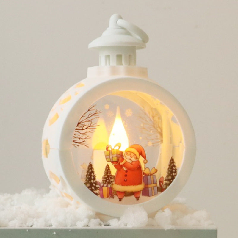 Luce notturna vintage per ornamento di Natale
