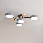 Lampada da soffitto LED scandinava dal design molecolare con luce d'ambiente moderna
