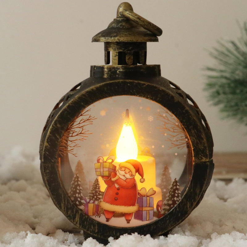 Luce notturna vintage per ornamento di Natale