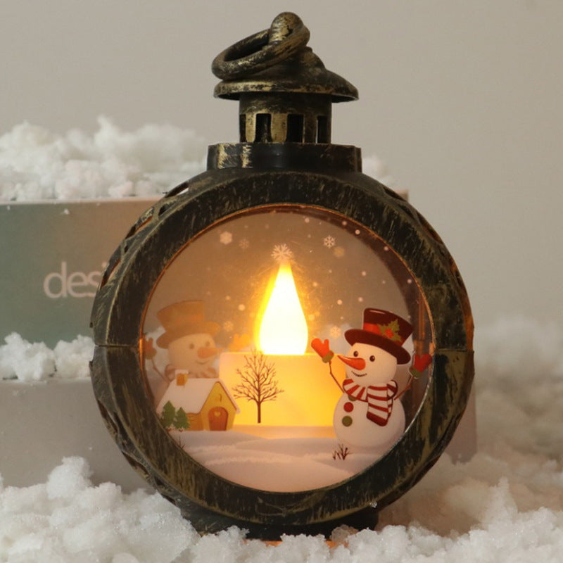 Luce notturna vintage per ornamento di Natale