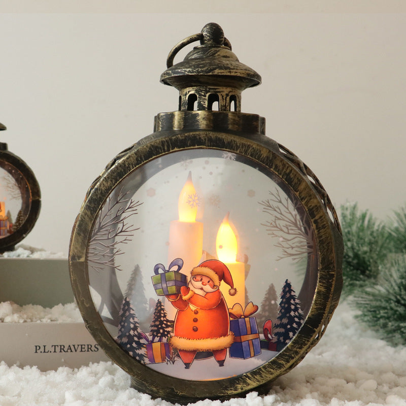 Luce notturna vintage per ornamento di Natale