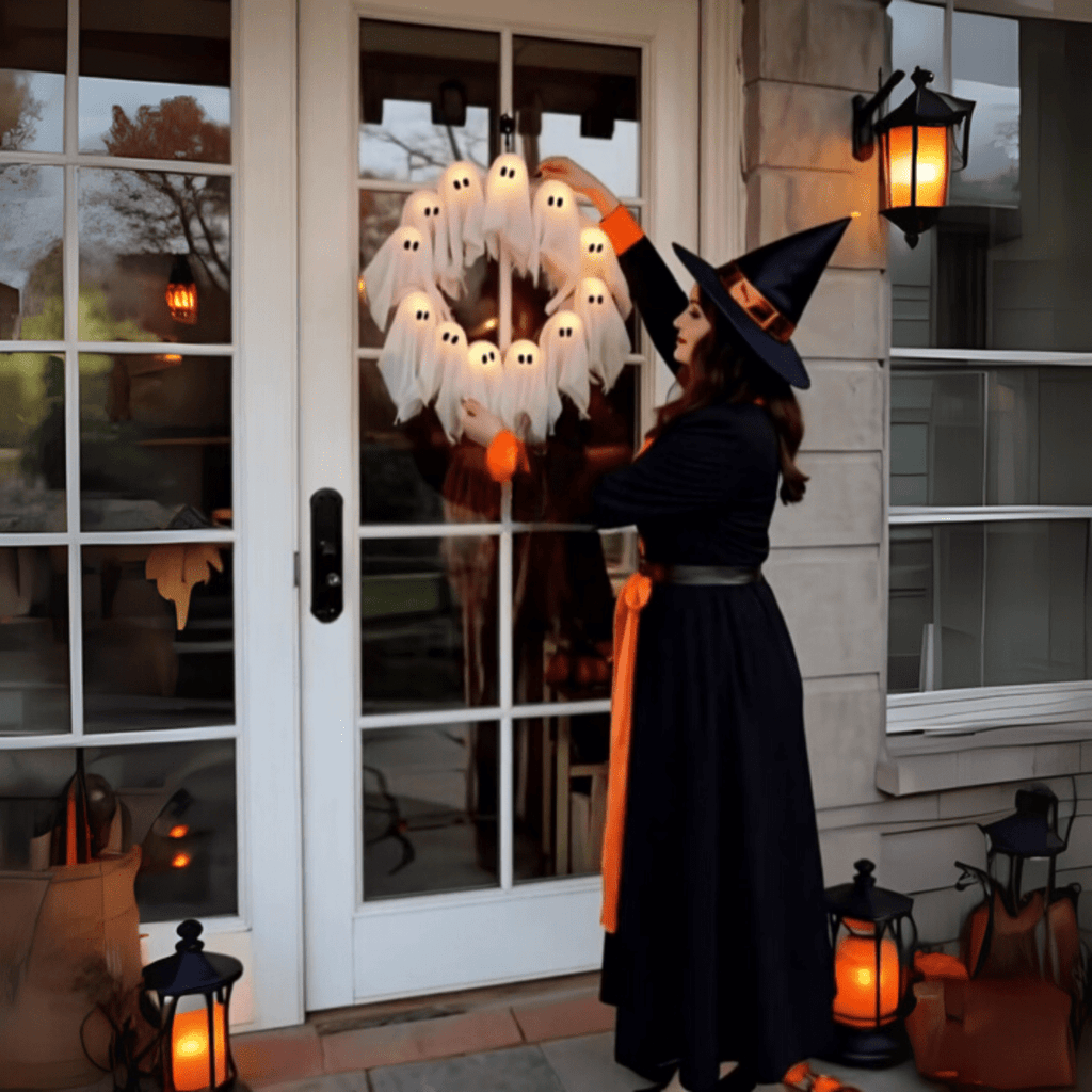 Magia spettrale di Halloween per decorazioni atmosferiche