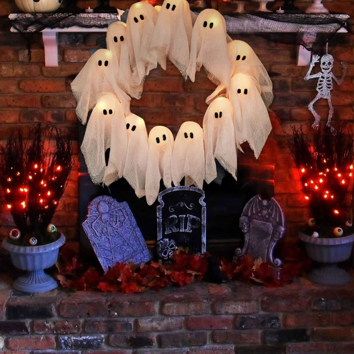 Magia spettrale di Halloween per decorazioni atmosferiche