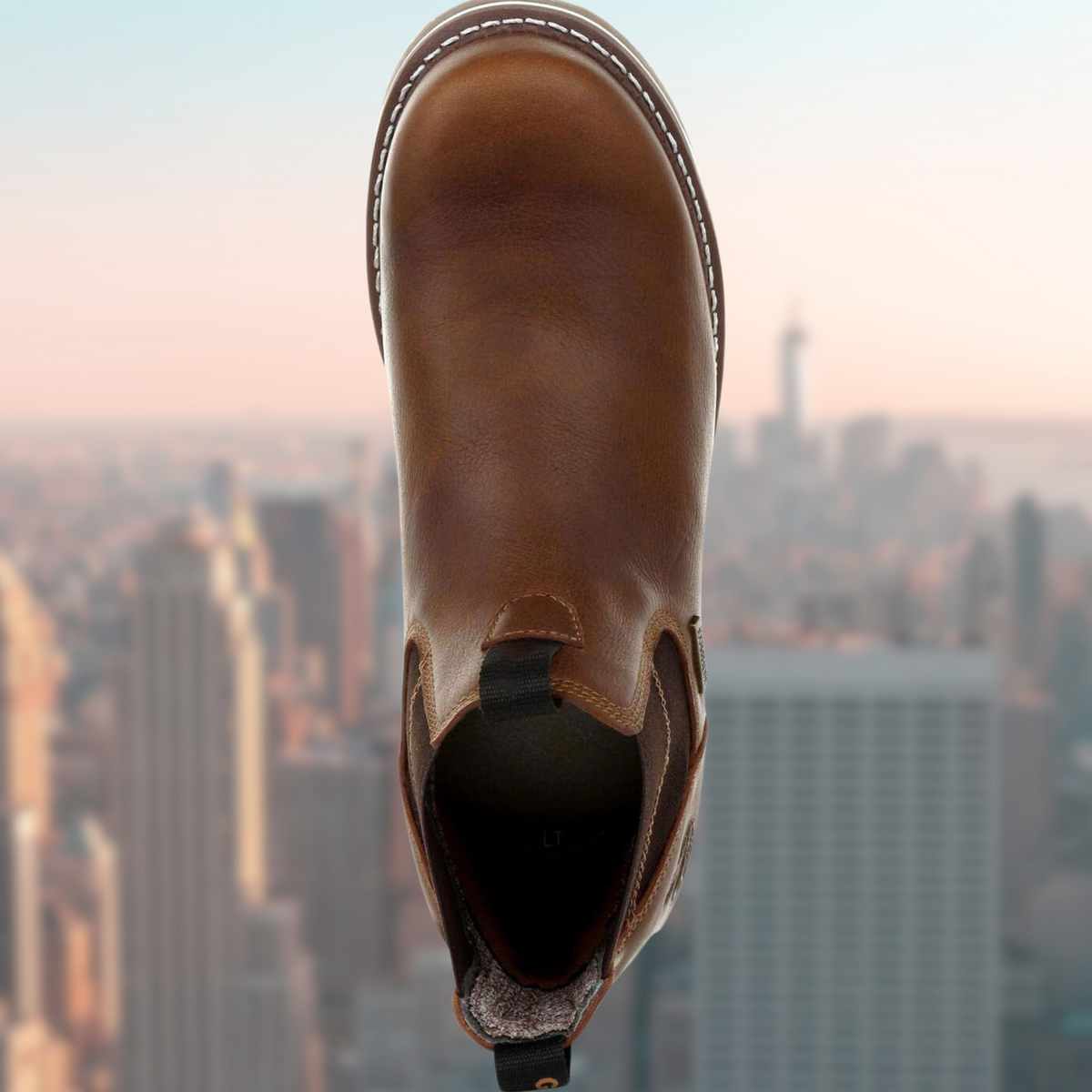 Stivali con zeppa da uomo resistenti e impermeabili - Chelsea Leather Work