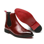 Stivale chelsea in pelle annibale carracci