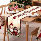 Runner da tavola natalizio Festivia | 180×35cm| Elegante e festoso | Decorazione della tavola per Natale e Capodanno 2025/2026