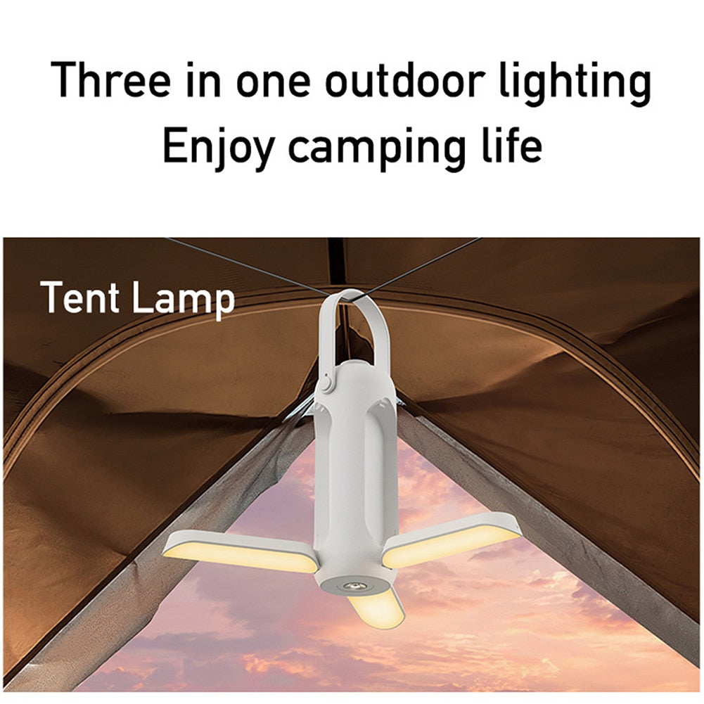 Lampada da campeggio LED pieghevole Moon Lake