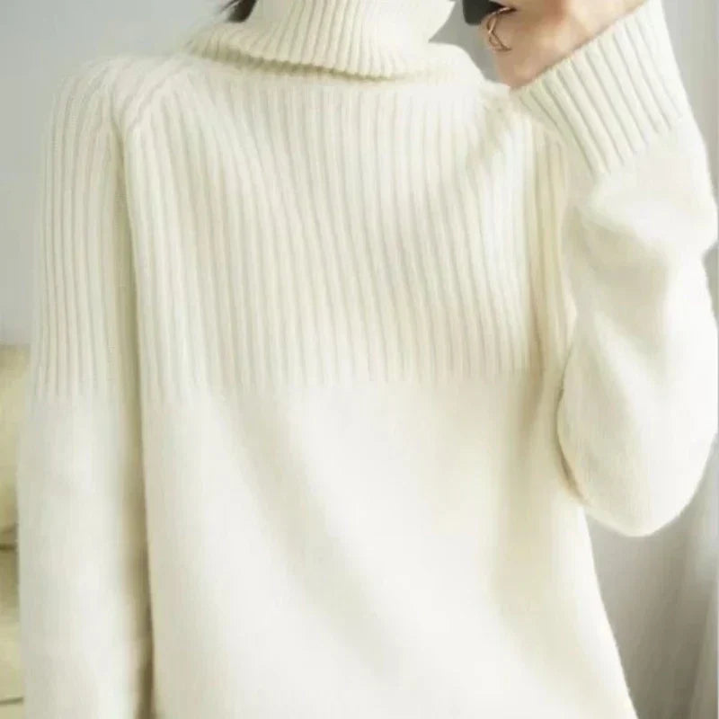 Elouise: Maglia Dolcevita in Lana da Donna