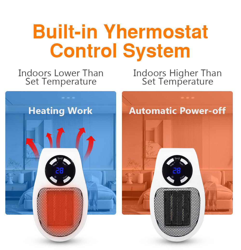 Riscaldatore elegante LuxaHeat | Riscaldatore portatile per un calore confortevole ovunque