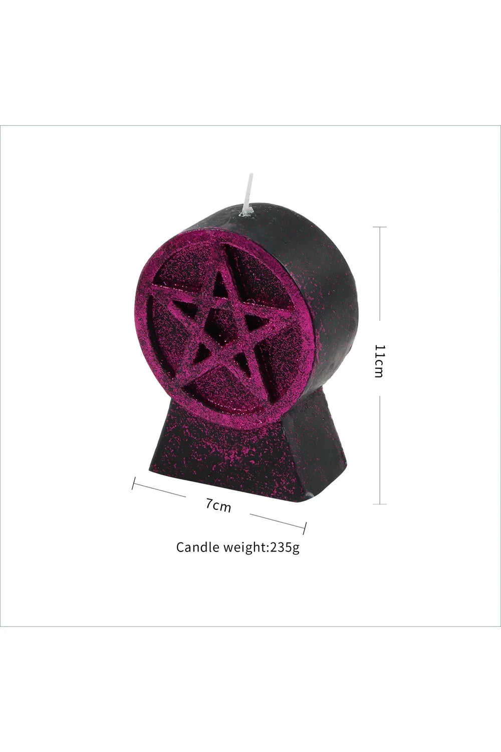Ornamento a forma di candela fai da te