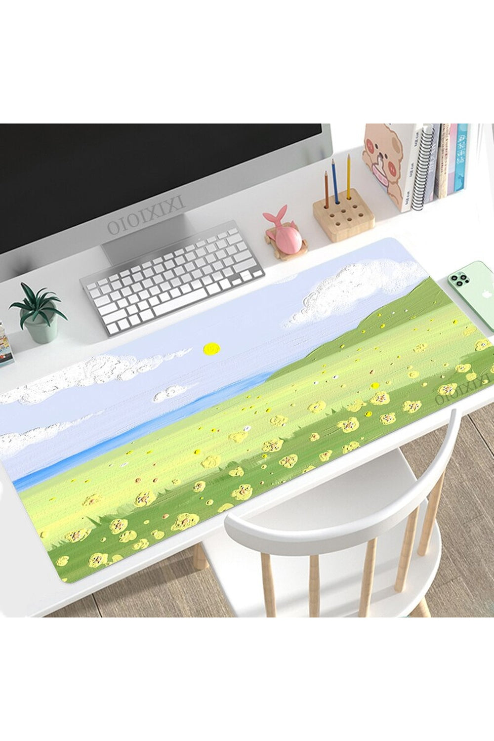 Zerbino dipinto ad olio