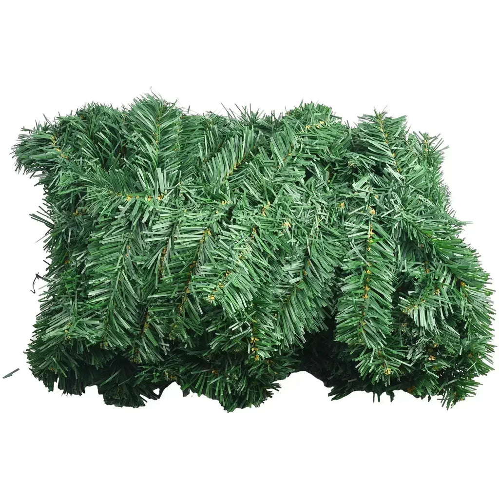 Ghirlanda di Natale EverPine | Ghirlanda di abete artificiale da 2,7 m | Rami densi di abete in PVC | Decorazione natalizia per scale, caminetti e finestre