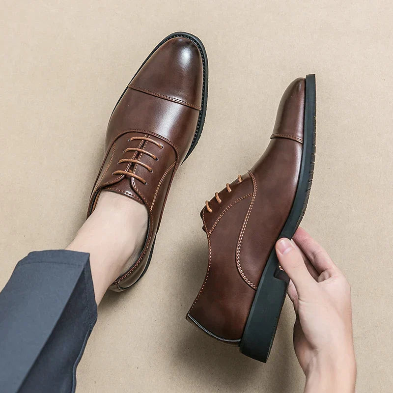 Nuove scarpe eleganti in pelle da lavoro di lusso da uomo | Comodo, elegante ed elegante