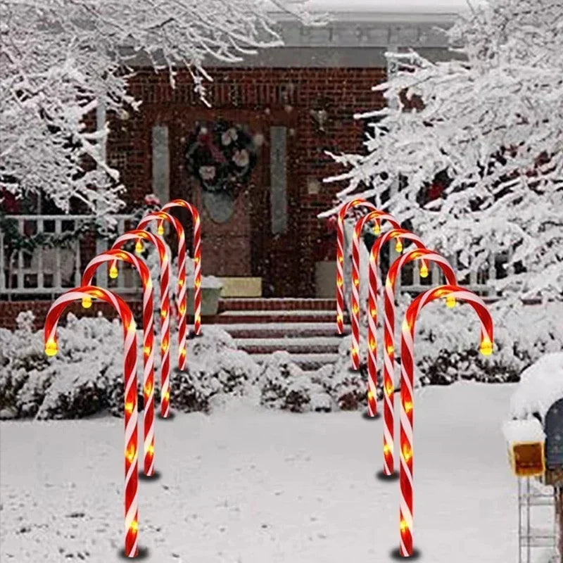 Bagliore di neve | Luci da giardino resistenti alle intemperie per decorazioni natalizie