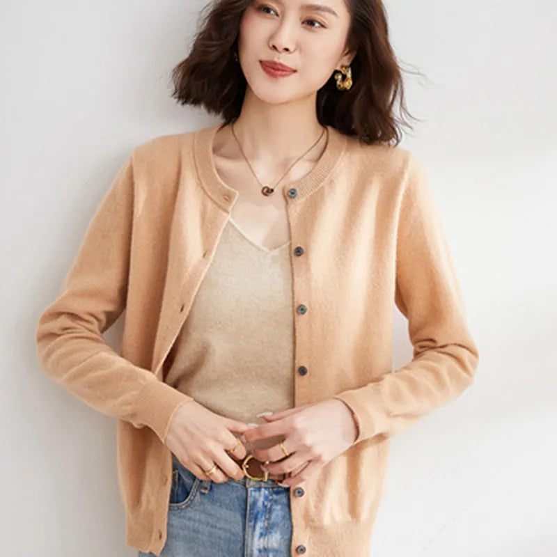 Cardigan in cashmere Alicia | Maglieria/maglione elegante primaverile e autunnale