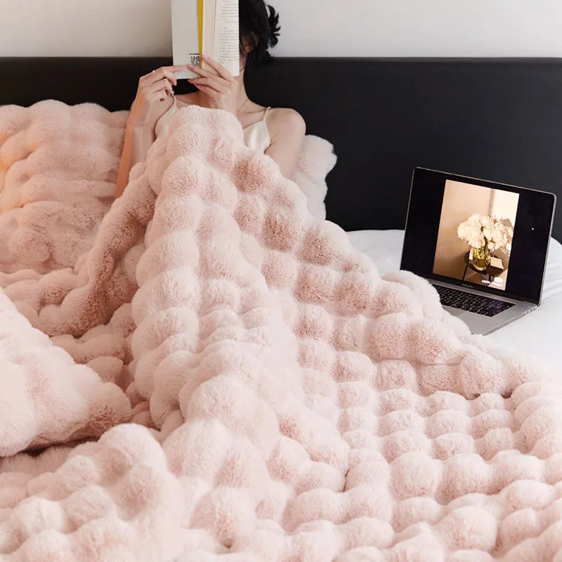 Coperta invernale di lusso | Design strutturato morbido come una nuvola