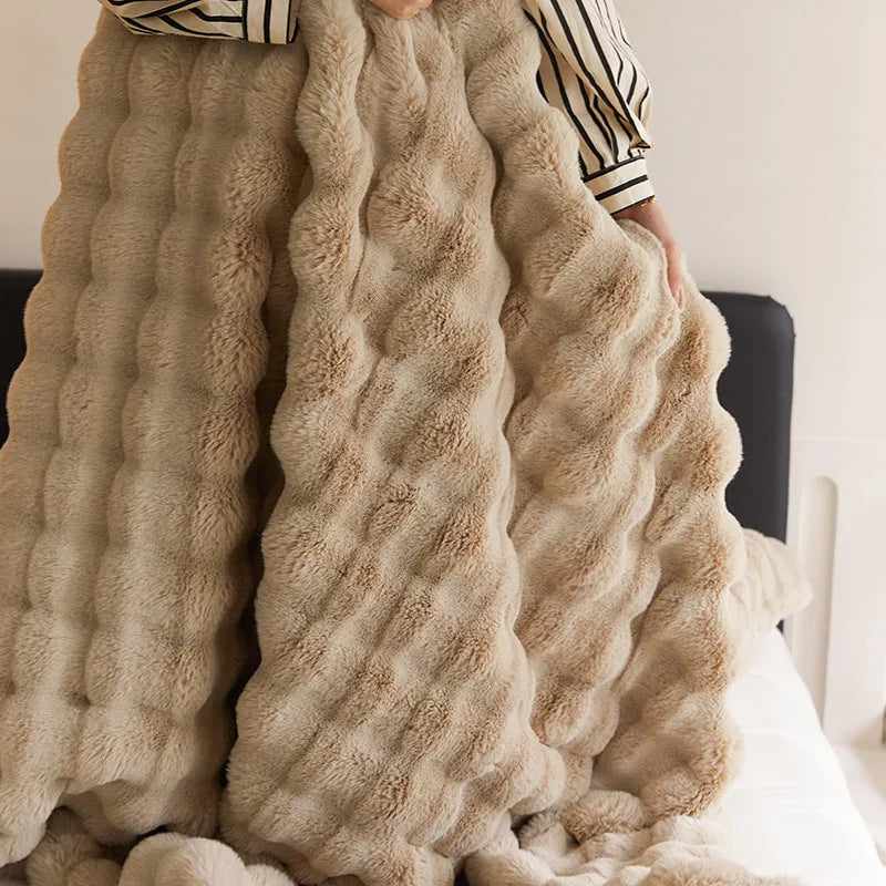 Coperta invernale di lusso | Design strutturato morbido come una nuvola