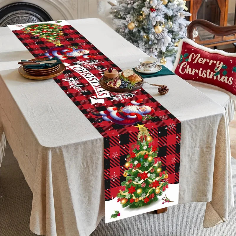 FestiLoom Runner da tavola natalizio | Design "Buon Natale" | 100% poliestere | Decorazioni festive per Natale e Capodanno 2025/2026