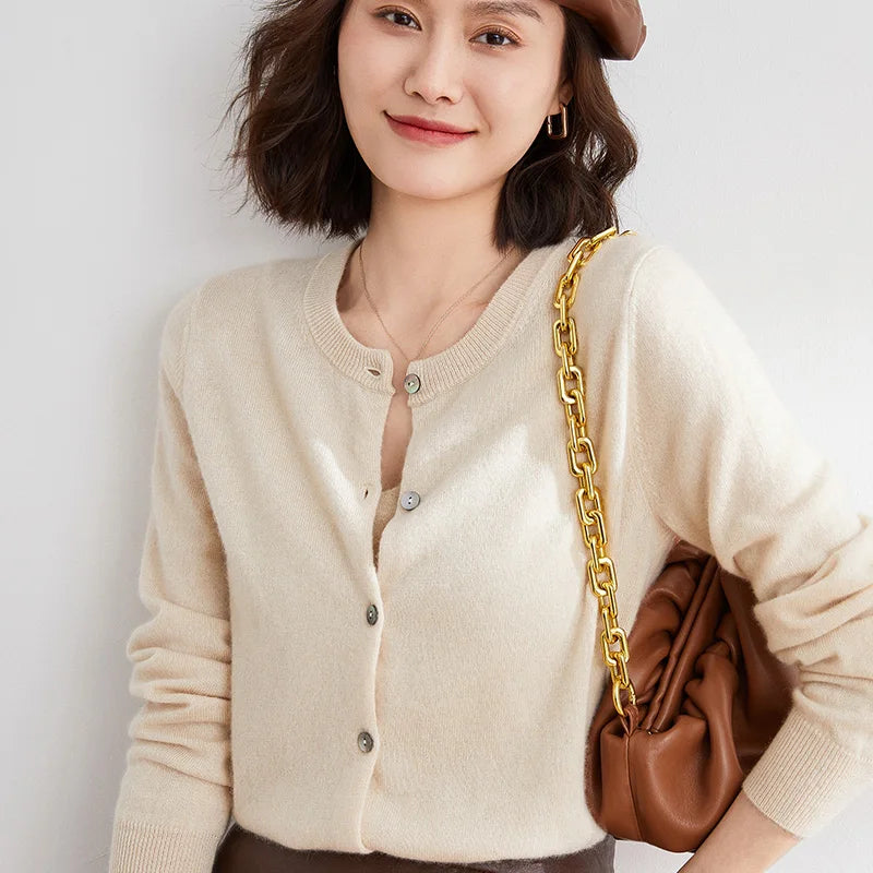 Cardigan in cashmere Alicia | Maglieria/maglione elegante primaverile e autunnale