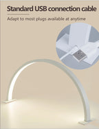 Lampada per unghie LED LUNAIL | Design a mezzaluna | USB | Per Nail Studio e casa