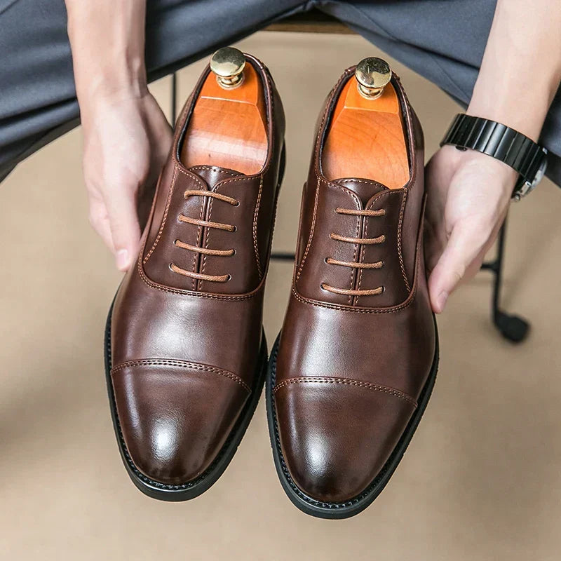 Nuove scarpe eleganti in pelle da lavoro di lusso da uomo | Comodo, elegante ed elegante