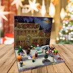 Calendario dell'Avvento con 24 giorni di figure 3D, regalo per il conto alla rovescia di Natale
