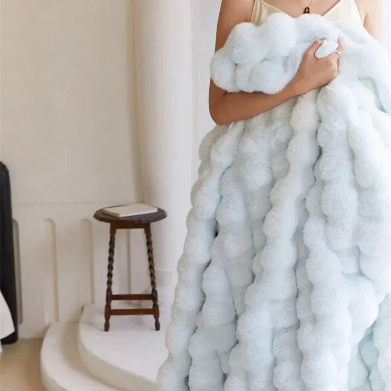 Coperta invernale di lusso | Design strutturato morbido come una nuvola