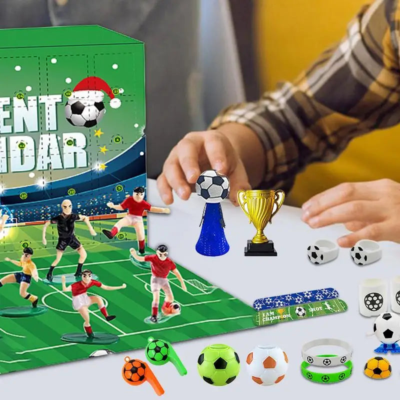 Scatola di fiammiferi | Calendario dell'Avvento per ragazzi e ragazze con set per la costruzione dello stadio