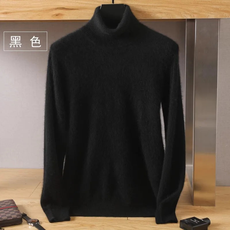 Maglia giapponese - 100% cashmere da uomo - maglione in velluto di puro cashmere
