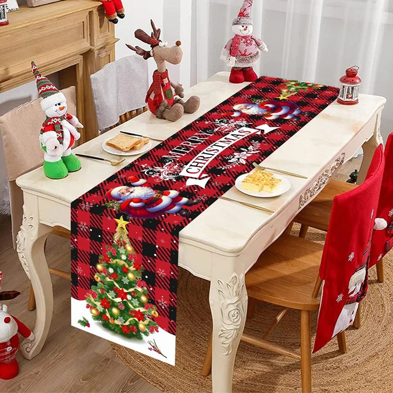 FestiLoom Runner da tavola natalizio | Design "Buon Natale" | 100% poliestere | Decorazioni festive per Natale e Capodanno 2025/2026