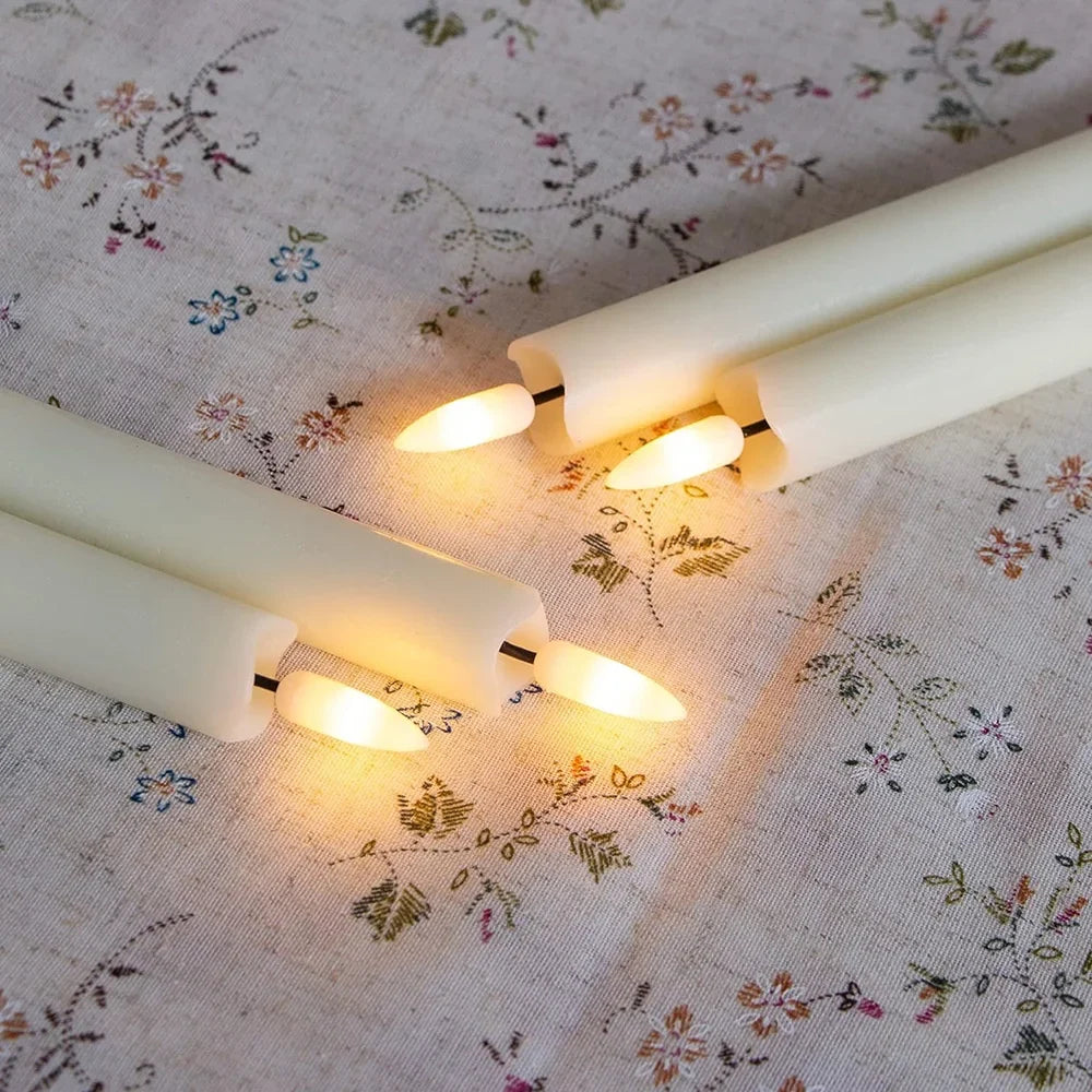 Candele LED senza fiamma | Effetto stoppino tremolante 3D