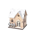 Lanterne Natalizie FrostGlitter - Incantevole Decorazione Natalizia a forma di Casa per un'Atmosfera Magica