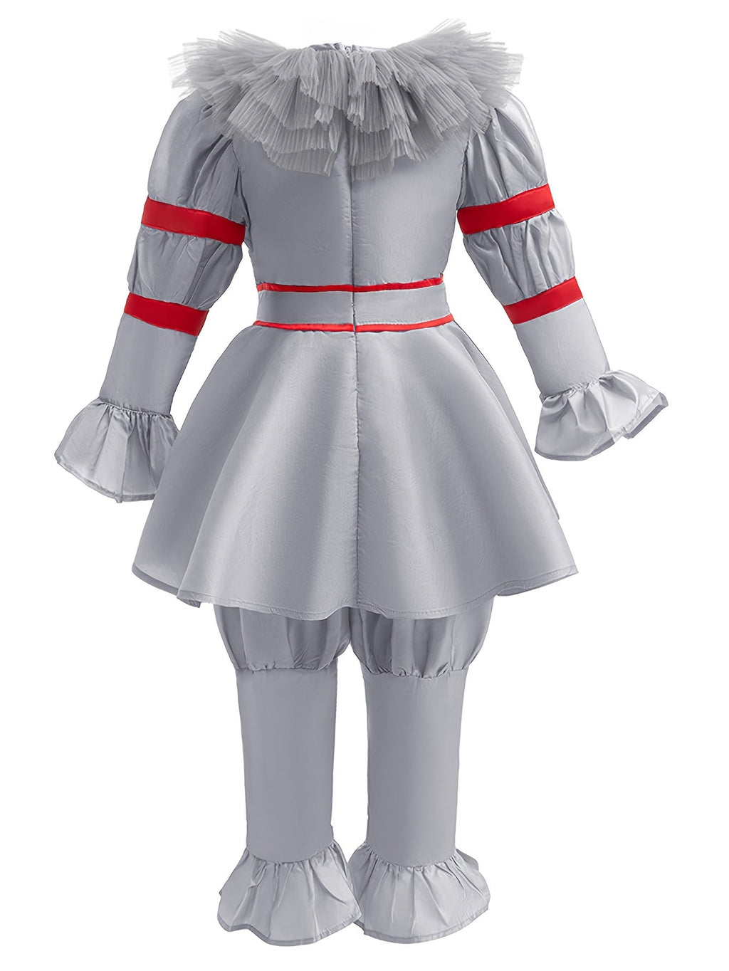 Costume da clown di Halloween | Abito in stile vittoriano con volant