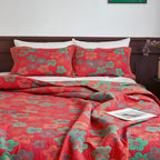 Coperta floreale decorativa per divani, letti e spazi lounge