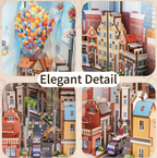 Magisches 3D Holz Puzzle Buchregal Set | Mondo fantastico